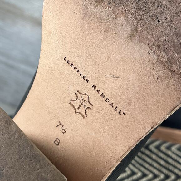 Loeffler Randall Women’s Black White Tall Knee High Boots Size 7.5 - Picture 7 of 8